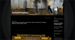 Desktop Screenshot of luzinterruptus.com
